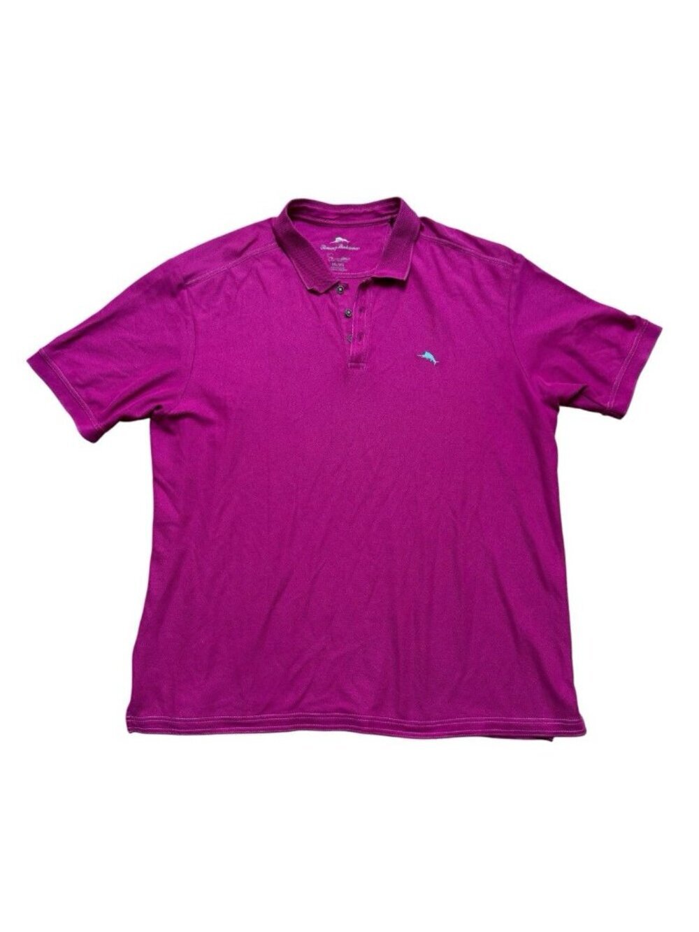 Tommy Bahama Pink Polo Shirt 3XL Supima Cotton Short Sleeve